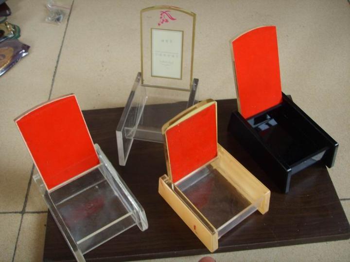 亚克力透明翻盖手镯盒耳环盒首饰饰品盒