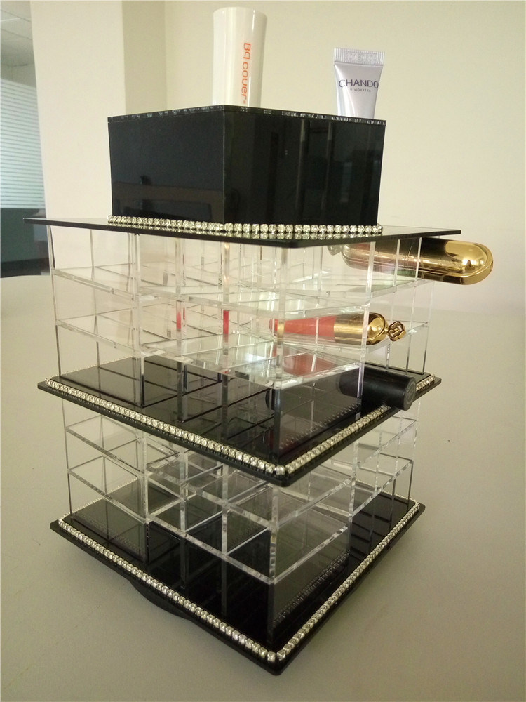 有机玻璃工艺360度可旋转口红架